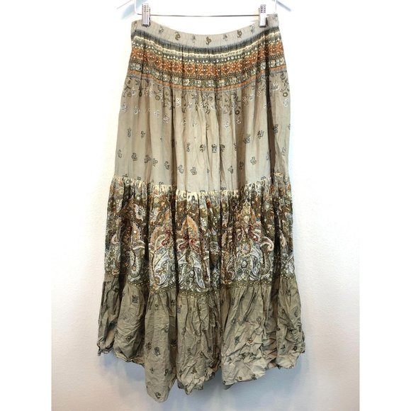 Soft Surroundings Dresses & Skirts - Soft Surroundings Paisley Tiered Maxi Skirt